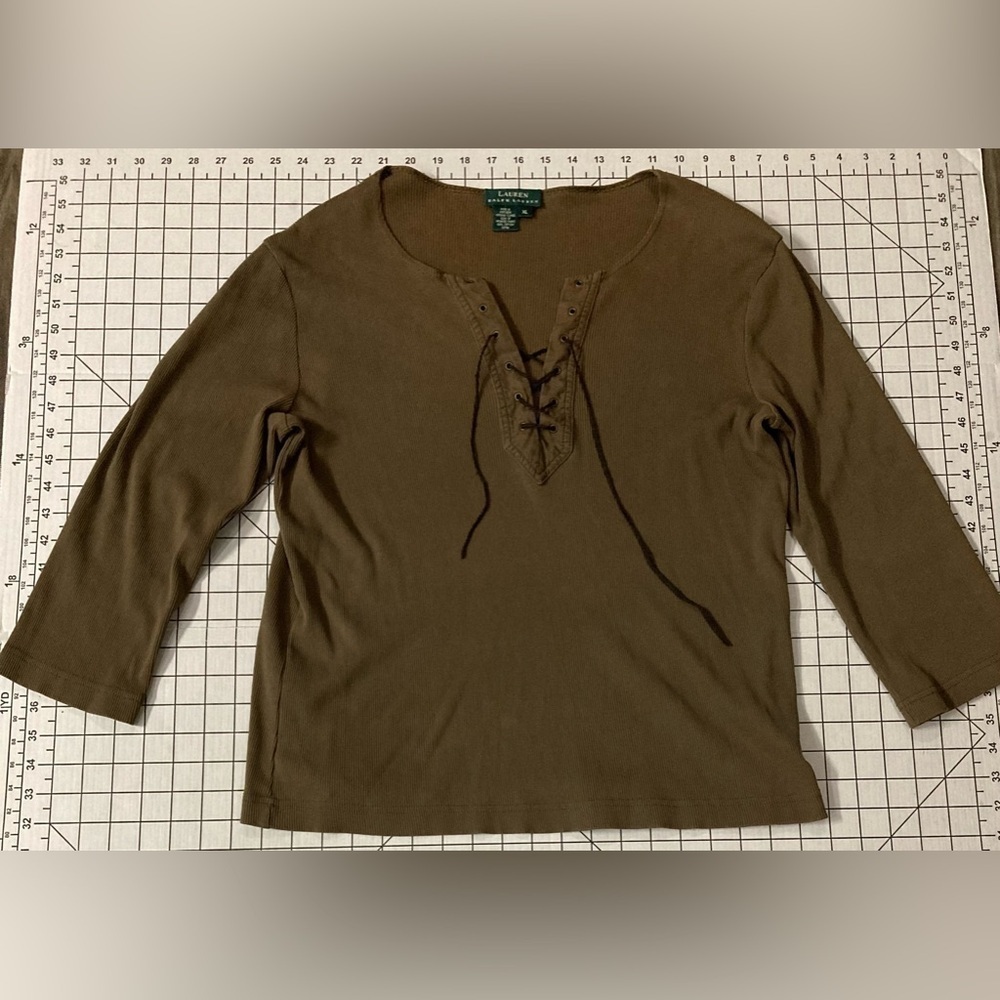 Lauren Ralph Lauren Women’s Size XL Long Sleeve Blouse‎
